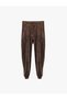 Comfortable Fit Pocketed Lace-Up Waist Pajama Bottoms - 3