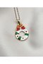 New Year Designed Charm Non-Tarnish Gold Color Steel Necklace - Women's Jewelry