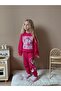 Girls' 3-Thread 100% Cotton Jersey Colorful Tracksuit Set