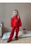 Girls' 3-Thread 100% Cotton Jersey Colorful Tracksuit Set