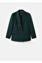 Double Button Fabric Blazer Jacket - 3