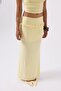 Fold Waist Detail Maxi Skirt - 4