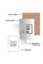 إطار 15×21 - إطار فارغ - إطار صور - إطار أبيض
