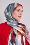Cherry Variegated Pattern Twill Shawl - 3