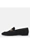 Large number stone loafer 41-42-43-44-black suede stone - 6