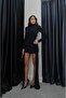 Navy Tail Mini Dress - 3