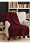 Pompom Over-The-Knee Blanket -Tv Blanket -Shawl -Woven Sofa Cover