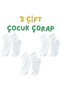 Children's 3 Pairs Soft Textured Socks