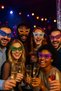 Set of 6 Colorful Party Glasses – Sparkling Mask Glasses – Birthday, New Year, Celebration - 3