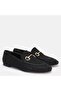 Large number stone loafer 41-42-43-44-black suede stone - 2