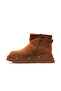 Women's Fur Lined Casual Daily Boots 25K 25K435 Z Camel - 2
