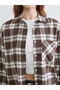 Plaid Oversize Women's Shirt - 3