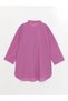 Ozmarka New Season Shirt Collar Plain Long Sleeve Women's Beach Dress - 6