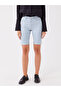 Indigo Regular Waist Bermuda Fit Women's Jean Shorts - 4
