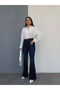 Çnr Flared Jeans Solmaz High Waist Denim Jeans New Hsn