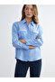 Striped Poplin Women's Shirt