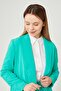 Shawl Collar Jacket Set Green - 3