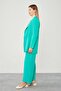 Shawl Collar Jacket Set Green - 5