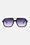 Men 2078802M25808 Aviator Sunglasses, Black