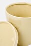 Ceramic Pot With Lid, Beige - 2