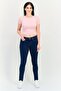 Women Skinny Fit Plain Stretchable Denim, Dark Blue - 4