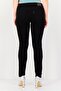 Women Slim Fit Solid Stretchable Denim, Black - 3