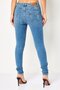 Women Skinny Fit Washed Denim Jeans, Blue - 3
