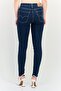 Women Skinny Fit Wash Stretchable Denim, Navy - 3