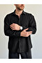 Corded Fabric Velvet Shirt with Regular Fit and Long Sleeves - 3