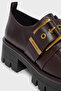 Buckled Leather Thick Soled Loafer Shoes 40F4Cofp1L251 Shoes 40F4Cofp1L 251 - 6