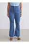 Ozmarka New Season Plus Size Flare Women's Jeans - 2