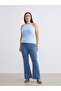 Ozmarka New Season Plus Size Flare Women's Jeans