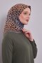 وشاح ناعم بنمط الفهد الحجري