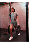Alita City Farkıyla Xside Active Green Plain Loose & Baggy Women's Sports Shorts - 2
