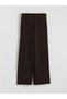 Esvab • Modern & Distinctive Wide-Leg Women's Knitwear Pants with Waist Cord - 6