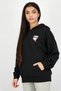 Women Sportswear Fit Long Sleeve Training Hoodie, Black - 3