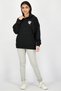 Women Sportswear Fit Long Sleeve Training Hoodie, Black - 2
