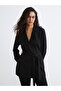 Alita City Lcw Vision Black Plain Standard & Regular Women's Blazer Jacket with a Difference - 2