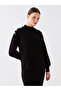 Turtleneck Plain Long Sleeve Women's Knitwear Dress - 2