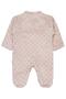 Girl Bear Rabbit Embroidery Zippered 1-6 Months Jumpsuit - Brown 1-3 Months - 2