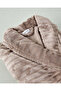 Taupe Flannel Bathrobe (L) - 2