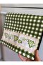 Green Pötikare Stove Cover X Holder (Cross-Stitch Patterns Are Changing) - 3