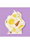 Soft Nemo Oven Mitt and Pot Holder - Ecru / Yellow - 17X28 cm + 20X20 cm - 2