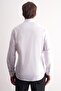 White Half Italian Collar Long Sleeve Premium S Slim Fit 100% Cotton Shirt 1004255197 - 5