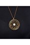 Natural Stone Moonstone Natural Stone Round Model Ancient Woman Necklace Euk47Ay - 3