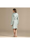 Frances Bamboo Unisex Bathrobe Smoke Green - 3