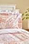 Hayley 100% Cotton Double Duvet Cover Set Salmon - 8