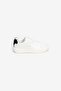 Women's Brand Logo Thick Soled Elastic Lace-Up White Sneaker Suitable for Daily Use