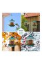 Green/Clear Plastic Hanging Bird Feeder Container - 6