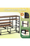 15-drawer large size TV model For inside Bed Home Bed Room Brown Color 59" inch - 7